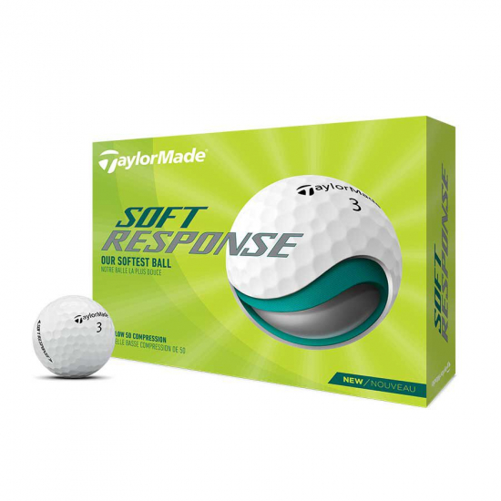 TaylorMade Soft Response 2021 - 12 Golfballer i gruppen Golfhandelen / Golfballer  / Nye Golfballer hos Golfhandelen Ltd (Soft Respons Taylormade)